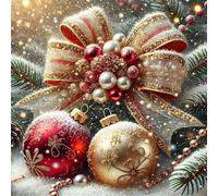 Jigsaw Puzzles 70 Pieces for Adults, Christmas Ball 70 Piece Jigsaw Puzzles for Adults 18x18inch, Fun Educational Puzzle Games, Beautiful Decoration Puzzle