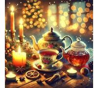 Jigsaw Puzzles 70 Pieces for Adults, Romantic Lemon Tea 70 Piece Jigsaw Puzzles for Adults 18x18inch, Fun Educational Puzzle Games, Beautiful Decoration Puzzle