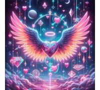 Jigsaw Puzzles 70 Pieces, Jigsaws Cosmic Cloud Wings 70 Piece Jigsaw Puzzles for Adults, Challenge High Difficulty Family Puzzle Game 45x45cm/18x18inch