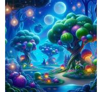 Jigsaw Puzzles 70 Pieces, Jigsaws Strange Woods 70 Piece Jigsaw Puzzles for Adults, Challenge High Difficulty Family Puzzle Game 45x45cm/18x18inch