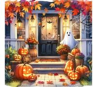 Jigsaw Puzzles 90 Pieces for Adults, Fun Challenging & Brainteasing Jigsaw Puzzles for Adults 90 Piece Puzzle Educational Games Home Decoration Puzzle(Halloween Pumpkin)