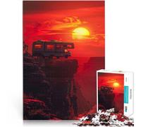 Jigsaw Puzzles A View from hell Jigsaw Puzzle 1000 Pieces 10.27 in x 14.96 in Cardboard Puzzles for Adults and Children 14 Years Old and Up Cartoon Jigsaw Puzzle