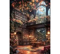 Jigsaw Puzzles For Adults 1200 Pieces Retro Library, Challenging Jigsaw Puzzles 1200 Pieces 30x20inch, Educational Game, Fun Activity for Home, for Puzzle Lovers