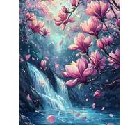 Jigsaw Puzzles For Adults 150 Pieces Pink Magnolia River, Challenging Jigsaw Puzzles 150 Pieces 14x10inch, Educational Game, Fun Activity for Home, for Puzzle Lovers