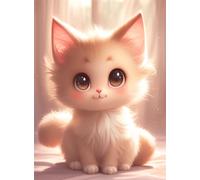 Jigsaw Puzzles For Adults 150 Pieces Sunshine Cat, Challenging Jigsaw Puzzles 150 Pieces 14x10inch, Educational Game, Fun Activity for Home, for Puzzle Lovers