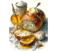 Jigsaw Puzzles For Adults 3000 Pieces Butter Bread, Challenging Jigsaw Puzzles 3000 Pieces 48x32inch, Educational Game, Fun Activity for Home, for Puzzle Lovers