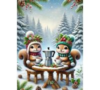 Jigsaw Puzzles For Adults 3000 Pieces Pine Squirrel, Challenging Jigsaw Puzzles 3000 Pieces 48x32inch, Educational Game, Fun Activity for Home, for Puzzle Lovers