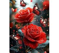Jigsaw Puzzles For Adults 3000 Pieces Red Rose Petals, Challenging Jigsaw Puzzles 3000 Pieces 48x32inch, Educational Game, Fun Activity for Home, for Puzzle Lovers