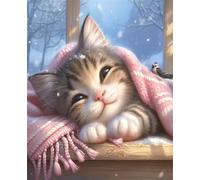 Jigsaw Puzzles For Adults 3000 Pieces Scarf Cat, Challenging Jigsaw Puzzles 3000 Pieces 48x32inch, Educational Game, Fun Activity for Home, for Puzzle Lovers