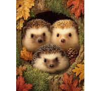 Jigsaw Puzzles For Adults 500 Pieces Animals Hedgehog, Challenging Jigsaw Puzzles 500 Pieces 20x15inch, Educational Game, Fun Activity for Home, for Puzzle Lovers