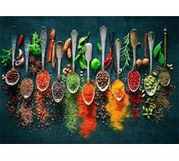 Jigsaw Puzzles for Adults Cuchara de Especias Jigsaw Puzzles for Adults 700,Family Educational Puzzle Game Creative Puzzle for Adult Kids for Home Decoration and Birthday Gifts