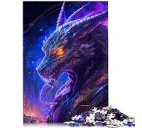 Jigsaw Puzzles for Adults Dragon 1000 Piece Jigsaw Puzzle Game 10.27 in x 14.96 in Cardboard Puzzles for Adults& Kids Age 14 Years Up for Adults