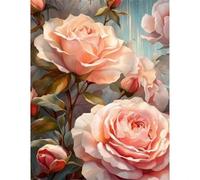 Jigsaw Puzzles for Adults Flor Romántica Rosa Jigsaw Puzzles for Adults 700,Family Educational Puzzle Game Creative Puzzle for Adult Kids for Home Decoration and Birthday Gifts