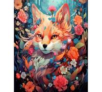 Jigsaw Puzzles for Adults Gato Animal de Flores Jigsaw Puzzles for Adults 1200,Family Educational Puzzle Game Creative Puzzle for Adult Kids for Home Decoration and Birthday Gifts