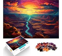 Jigsaw Puzzles for Adults Kids The American Grand Canyon in Color World 1000 Piece Jigsaw Puzzle for Adults 10.27 in x 14.96 in Cardboard Puzzles Great Gift for Adults