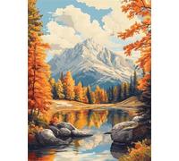 Jigsaw Puzzles for Adults Montaña de otoño Jigsaw Puzzles for Adults 700,Family Educational Puzzle Game Creative Puzzle for Adult Kids for Home Decoration and Birthday Gifts