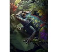 Jigsaw Puzzles for Adults Planta Camaleón Jigsaw Puzzles for Adults 1000,Family Educational Puzzle Game Creative Puzzle for Adult Kids for Home Decoration and Birthday Gifts