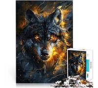 Jigsaw Puzzles for Adults2000 Piece Animal Majestic Wolf for Ages 14 and Over Each Piece is Unique - Fun and challenging Game for The Whole Family It is Ideal as a Gift for The Whole Family。