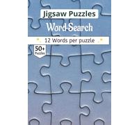 Jigsaw puzzles Word Search Puzzle Book: 50+ Puzzles for Jigsaw Puzzles Lovers | Portable 6x9 Travel Edition