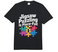 Jigsaw Puzzling es un pasatiempo Completo para los Amantes de los Rompecabezas Comfort Colors Adult Heavyweight T-Shirt