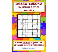Jigsaw Sudoku: 200 Medium Jigsaw Sudoku Puzzles Volume 4