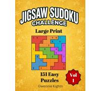 Jigsaw Sudoku Challenge: Large Print