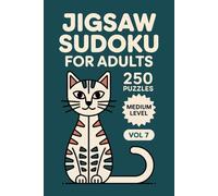 Jigsaw Sudoku for Adults: 250 Medium Puzzles for Clear Focus Volume 7
