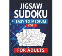 Jigsaw Sudoku for Adults: Brain-Boosting Logic Fun with a Twist! (Sudoku Easy to Medium Collection)