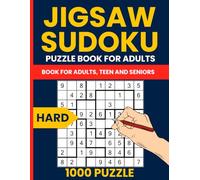 Jigsaw Sudoku Master: 1000 Hard Irregular 9x9 Puzzles for Adults: Advanced Sudoku Jigsaw Puzzle Book Featuring Geometry Number Place