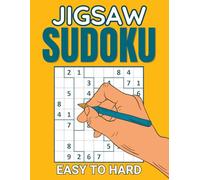 Jigsaw Sudoku Puzzle Book: 300 Unique Puzzles from Easy to Hard | Irregular Regions Logic Puzzle Book with Solutions