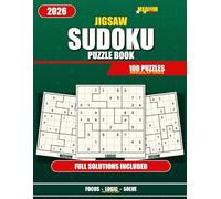 Jigsaw Sudoku Puzzle Book for Adults: 100 Medium Irregular Sudoku Puzzles with Solutions: 100 Medium Irregular Sudoku Puzzles with Solutions | One ... (Jigsaw Sudoku for Beginners Large Print)