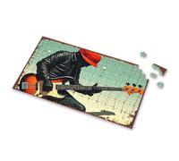 Jigsaw Urban Bassist: A Street Art Tribute to Music And Urban Culture Picture Puzzle Board Puzzle Books for Adult (500 piezas)