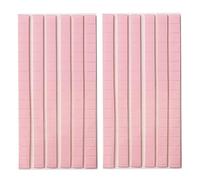 JIGUOO - 2 paquetes de masilla de arcilla para colgar cuadros en la pared, segura para manualidades, reutilizable, multiusos, arcilla adhesiva, masilla de montaje extraíble, color rosa