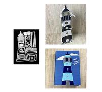 JIHFOHHA Voyage - Troquel de metal para manualidades, álbumes de recortes, papel decorativo, manualidades, tarjetas (faro)