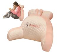 Jiimhte Almohada de Cama para Sentarse | Almohada con Brazos | Almohadas de Lectura y Descanso para apoyar la Espalda Mientras se relaja, Juega, Lee mira televisión