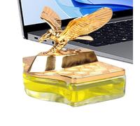 Jiimhte Ambientadores automotrices, diseño de águila, ambientador de aire para coche, difusor de perfume automotriz galvanizado para refrescar la mañana