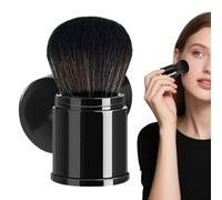 Jiimhte Brocha para polvos sueltos | Brocha de polvo prensado retráctil, pequeña herramienta de maquillaje para rubor de sombra de ojos, aplicador cosmético de base
