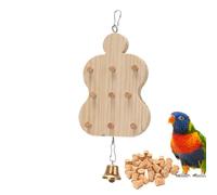 Jiimhte Juguetes de Entrenamiento de Aves, Juguetes de enriquecimiento de pájaros, Juegos de Entrenamiento de periquitos Resistentes al Desgaste Juguetes de Rompecabezas de Loro, Pequeño Juego de