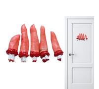 Jiimhte Manos cortadas de Halloween, partes del cuerpo falsas, manos cortadas humanas, accesorios decorativos de cosplay, suministros de fiesta de miedo para casa embrujada, escuela, juegos, sala de