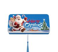 Jiimhte Portaefectivos Navideños para Efectivo | Librito Festivo con 10 Bolsillos,Portatarjetas Plegable De Navidad | para Niñas Mujeres Hombres Fiesta de Cumpleaños Reunión Familiar