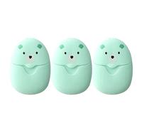jiingekk 150 hojas de jabón desechables portátiles Scente Bath Slices Sheet Foaming Paper Soap Soap For Home Travel Outdoor Bath Proof Soap Containers