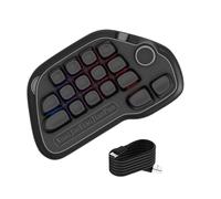 jiingekk 17 teclado numérico mecánico con diseño intercambiable en caliente, teclas PBT retroiluminadas RGB y conexión USB programable para laptop PC teclado numérico mecánico