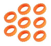 jiingekk 8 fundas prácticas de silicona para ruedas de equipaje, protectores de reducción de ruido, antiarañazos, antirollo, fácil instalación, fundas de reducción de ruido para ruedas de equipaje, a