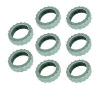 jiingekk 8 fundas prácticas de silicona para ruedas de equipaje, protectores de reducción de ruido, antiarañazos, antirollo, fácil instalación, fundas de reducción de ruido para ruedas de equipaje