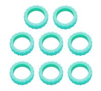 jiingekk 8 fundas protectoras para ruedas de equipaje, protección para compartimento de maleta, Green, One Size