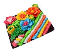 jiingekk Alfombrilla de entrenamiento para perros para varias razas, almohadilla de olfateo colorida, habilidades naturales de búsqueda y reduce el aburrimiento de las mascotas. Juguete de