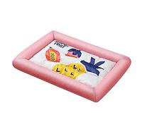 jiingekk Almohadilla de hielo para perros para cama de mascotas, alfombrilla de refrigeración para cachorros, colchón de cama de dibujos animados para gatos pequeños