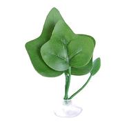 jiingekk Almohadilla de hojas de pescado para hamaca, cama de descanso segura, entorno natural, BettaFish para desove de acuarios, suministros de decoración para acuarios