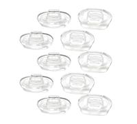 jiingekk Almohadillas de nariz de silicona para niños, ajuste cómodo para caras pequeñas, antideslizantes, con clip, accesorios de marco, esmerilado/transparente, almohadillas de nariz para niños