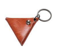 jiingekk Bolsa de recogida de púas de guitarra, organizador triangular para púas de guitarra, bolsa de almacenamiento multifuncional, soporte para llavero, a